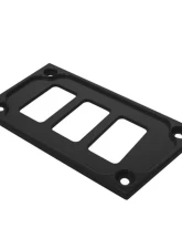 STV Motorsports 3 Switch Lower Left Side Dash Panel Polaris RZR XP | XP4 1000                                     - SDP3B - Image 2