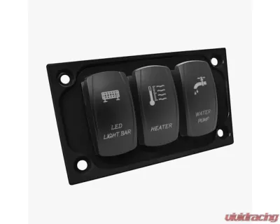 STV Motorsports 3 Switch Lower Left Side Dash Panel Polaris RZR XP | XP4 1000 - SDP3B