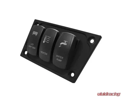 STV Motorsports 3 Switch Lower Left Side Dash Panel Polaris RZR XP | XP4 1000 - SDP3B