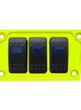 STV Motorsports 3 Switch Lower Left Side Dash Panel Polaris RZR XP | XP4 1000                                     - SDP3LIME - Image 3