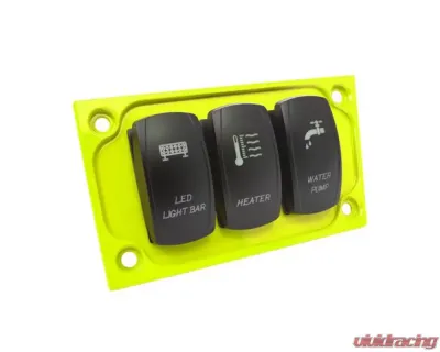 STV Motorsports 3 Switch Lower Left Side Dash Panel Polaris RZR XP | XP4 1000 - SDP3LIME