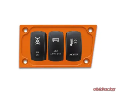STV Motorsports 3 Switch Lower Left Side Dash Panel Polaris RZR XP | XP4 1000 - SDP3O