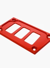 STV Motorsports 3 Switch Lower Left Side Dash Panel Polaris RZR XP | XP4 1000                                     - SDP3RED - Image 2