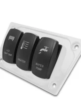 STV Motorsports 3 Switch Lower Left Side Dash Panel Polaris RZR XP | XP4 1000                                     - SDP3W - Image 4