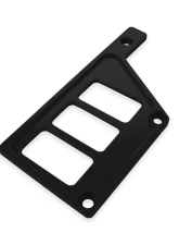 STV Motorsports 3 Switch Upper Left Side Dash Panel Polaris RZR XP | XP4 1000                                     - SDPUP3BLK - Image 6