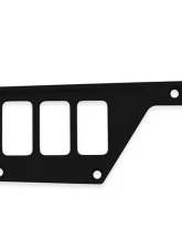 STV Motorsports 3 Switch Upper Left Side Dash Panel Polaris RZR XP | XP4 1000                                     - SDPUP3BLK - Image 2