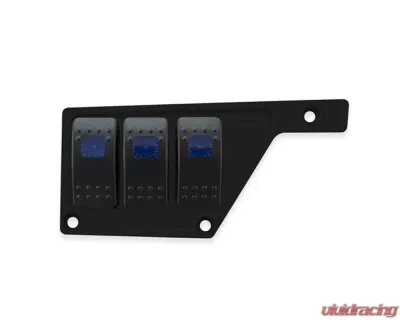 STV Motorsports 3 Switch Upper Left Side Dash Panel Polaris RZR XP | XP4 1000 - SDPUP3BLK