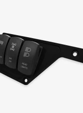STV Motorsports 3 Switch Upper Left Side Dash Panel Polaris RZR XP | XP4 1000                                     - SDPUP3BLK - Image 6