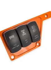 STV Motorsports 3 Switch Upper Left Side Dash Panel Polaris RZR XP | XP4 1000                                     - SDPUP3O - Image 4