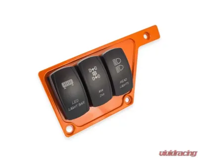 STV Motorsports 3 Switch Upper Left Side Dash Panel Polaris RZR XP | XP4 1000 - SDPUP3O