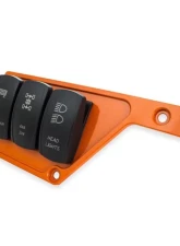STV Motorsports 3 Switch Upper Left Side Dash Panel Polaris RZR XP | XP4 1000                                     - SDPUP3O - Image 5