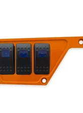 STV Motorsports 3 Switch Upper Left Side Dash Panel Polaris RZR XP | XP4 1000                                     - SDPUP3O - Image 6