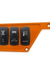 STV Motorsports 3 Switch Upper Left Side Dash Panel Polaris RZR XP | XP4 1000                                     - SDPUP3O - Image 7