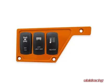 STV Motorsports 3 Switch Upper Left Side Dash Panel Polaris RZR XP | XP4 1000 - SDPUP3O