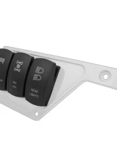 STV Motorsports 3 Switch Upper Left Side Dash Panel Polaris RZR XP | XP4 1000                                     - SDPUP3WHITE - Image 7