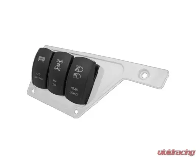 STV Motorsports 3 Switch Upper Left Side Dash Panel Polaris RZR XP | XP4 1000 - SDPUP3WHITE
