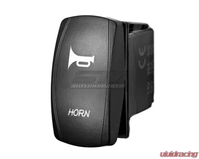 STV Motorsports Horn Laser Rocker Switch - SLR1006W