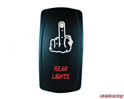 STV Motorsports Rear Lights Middle Finger Laser Rocker Switch - SLR1017-1