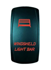 STV Motorsports Windshield Light Bar Laser Rocker Switch                                     - SLR1021 - Image 3