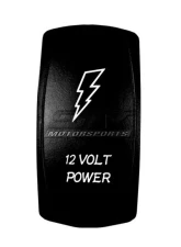 STV Motorsports 12 Volt Power Laser Rocker Switch                                     - SLR1030W - Image 3