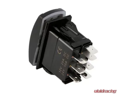 STV Motorsports Momentary Winch In/Out Laser Rocker Switch - SLR1046M