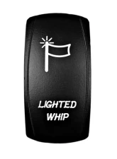 STV Motorsports Lighted Whip Laser Rocker Switch                                     - SLR1080W - Image 3