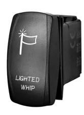 STV Motorsports Lighted Whip Laser Rocker Switch                                     - SLR1080W - Image 2