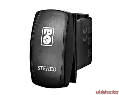 STV Motorsports Stereo Laser Rocker Switch - SLR1110W