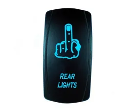 STV Motorsports Rear Lights Middle Finger Laser Rocker Switch
