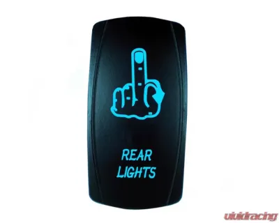 STV Motorsports Rear Lights Middle Finger Laser Rocker Switch - SLR1120