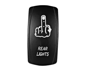 STV Motorsports Rear Lights Middle Finger Laser Rocker Switch