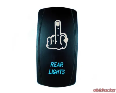 STV Motorsports Rear Lights Middle Finger Laser Rocker Switch - SLR1120