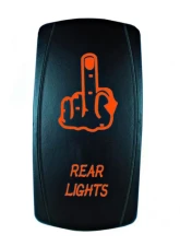 STV Motorsports Rear Lights Middle Finger Laser Rocker Switch                                     - SLR1121 - Image 3