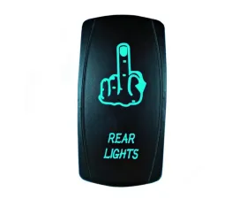 STV Motorsports Rear Lights Middle Finger Laser Rocker Switch