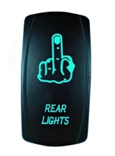 STV Motorsports Rear Lights Middle Finger Laser Rocker Switch                                     - SLR1122 - Image 3