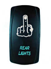 STV Motorsports Rear Lights Middle Finger Laser Rocker Switch                                     - SLR1122 - Image 2