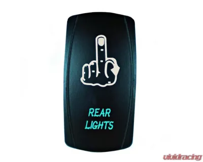 STV Motorsports Rear Lights Middle Finger Laser Rocker Switch - SLR1122