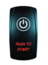 STV Motorsports Momentary Push to Start Laser Rocker Switch                                     - SLR1150M - Image 2