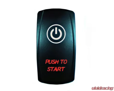 STV Motorsports Momentary Push to Start Laser Rocker Switch - SLR1151M