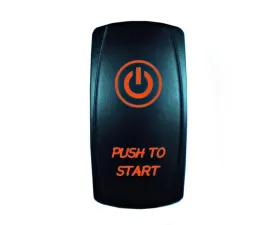 STV Motorsports Momentary Push to Start Laser Rocker Switch