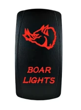 STV Motorsports Boar Lights Laser Rocker Switch                                     - SLR1261 - Image 3