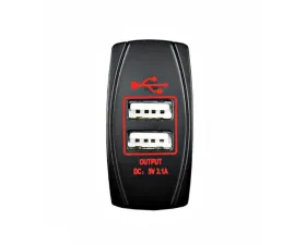 STV Motorsports USB Laser Rocker Switch