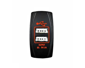 STV Motorsports USB Laser Rocker Switch