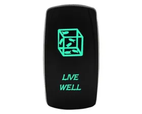 STV Motorsports Live Well Laser Rocker Switch