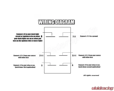 STV Motorsports Headlights Laser Rocker Switch - SLR1410