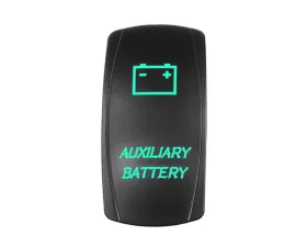 STV Motorsports Auxiliary Battery Laser Rocker Switch