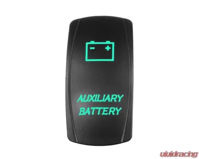 STV Motorsports Auxiliary Battery Laser Rocker Switch - SLR1416