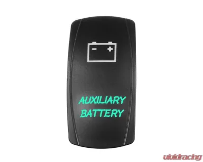 STV Motorsports Auxiliary Battery Laser Rocker Switch - SLR1416