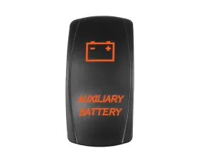 STV Motorsports Auxiliary Battery Laser Rocker Switch