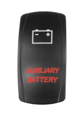 STV Motorsports Auxiliary Battery Laser Rocker Switch                                     - SLR1418 - Image 2